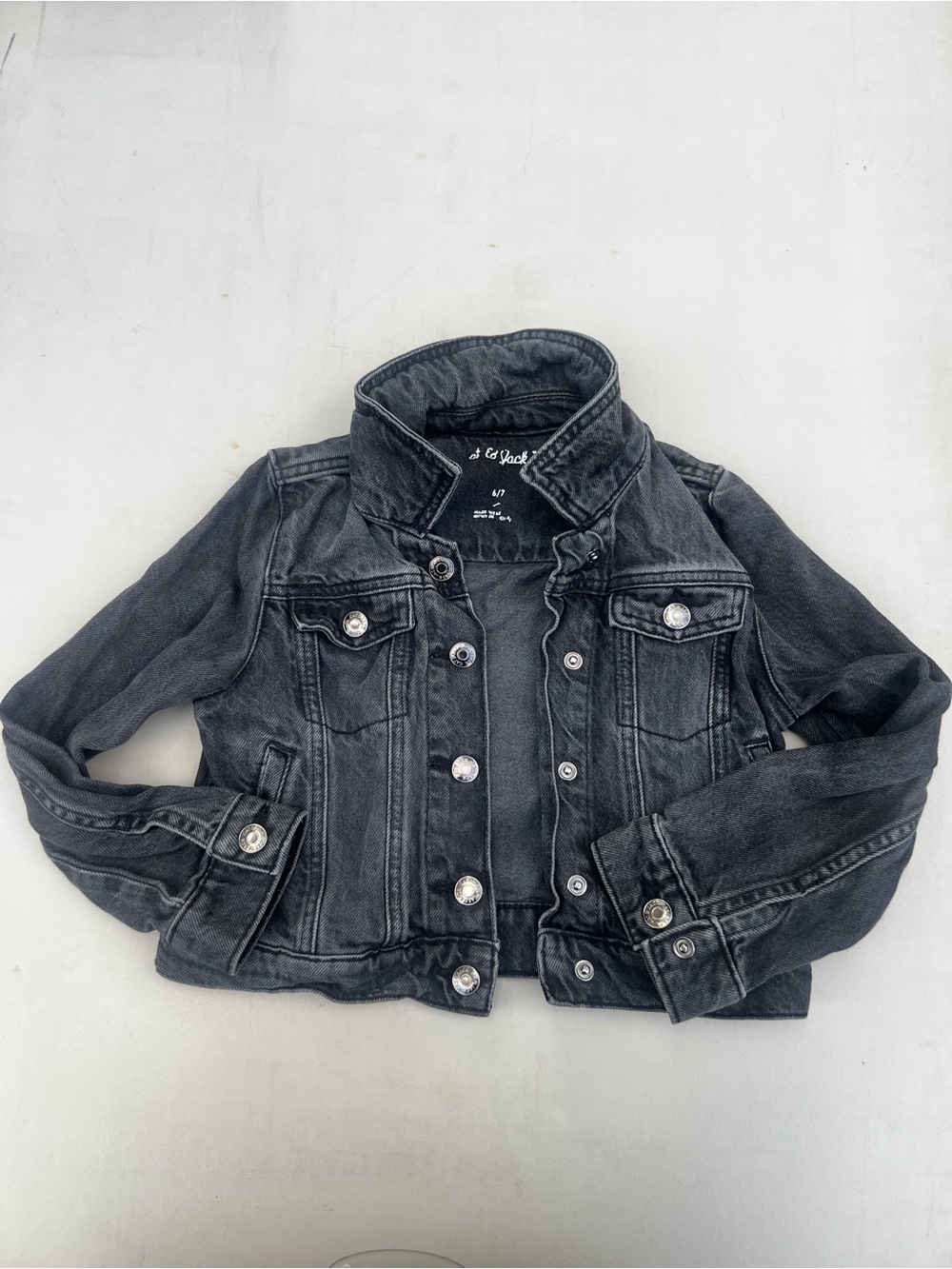Cat & Jack Black Denim Jean Jacket for Kids